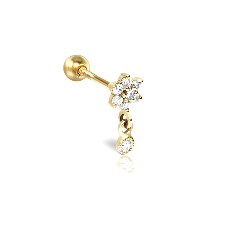 Crystal Zirconia Drop Earrings - Millie