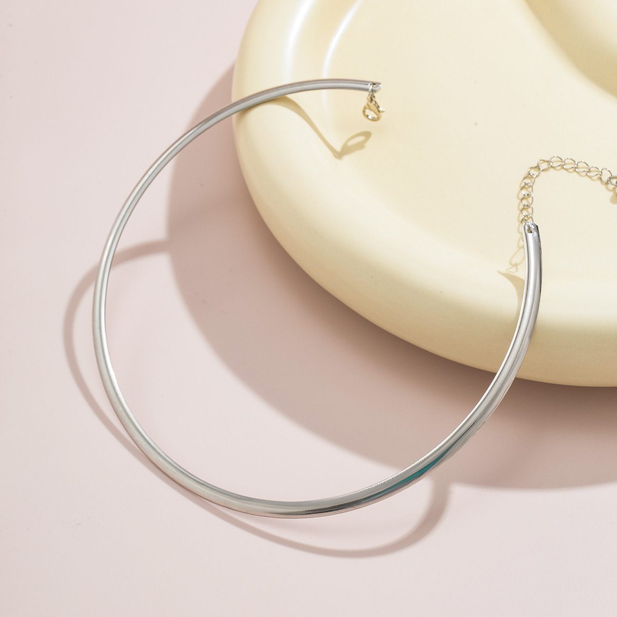 Ring Clavicle chain - Fine ring choker