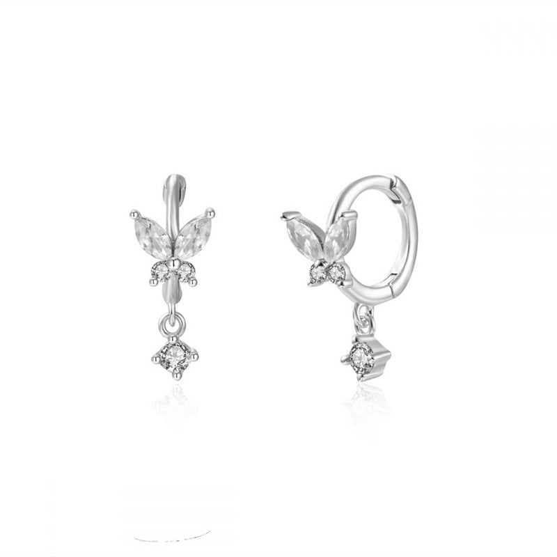 Crystal Zirconia Drop Earrings - Millie