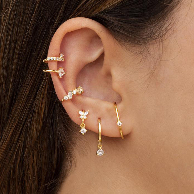 Crystal Zirconia Drop Earrings - Millie