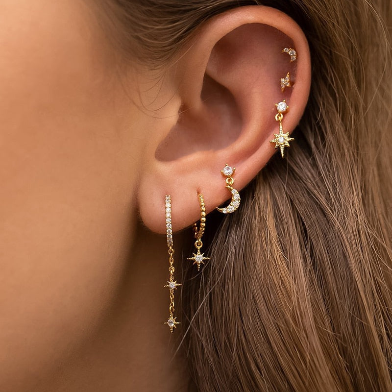 Dangling Starlight Earrings - Demitra