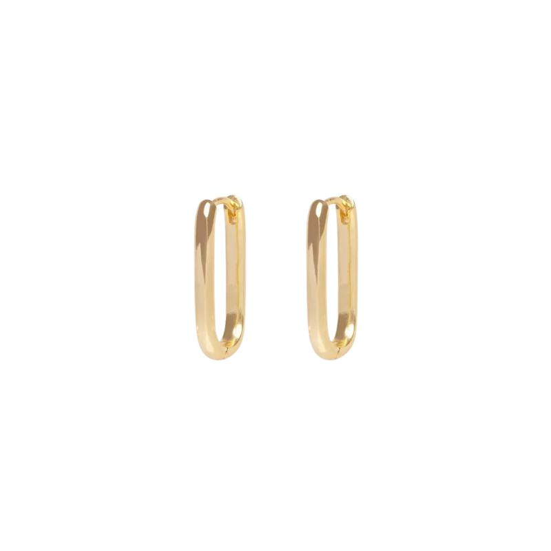 Bold Square Hoops - Elara