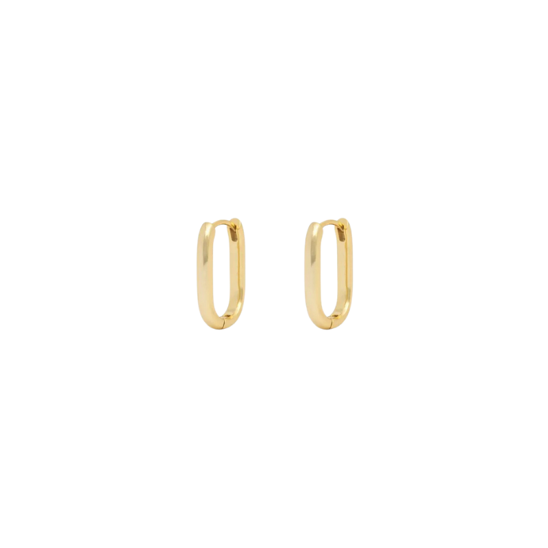 Bold Square Hoops - Elara