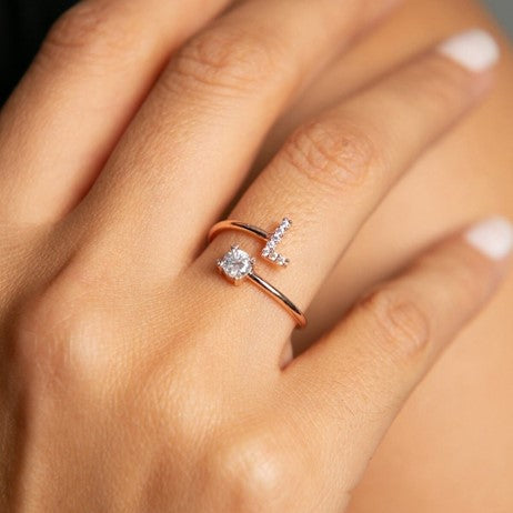 Initial Rings for Women - Elodie
