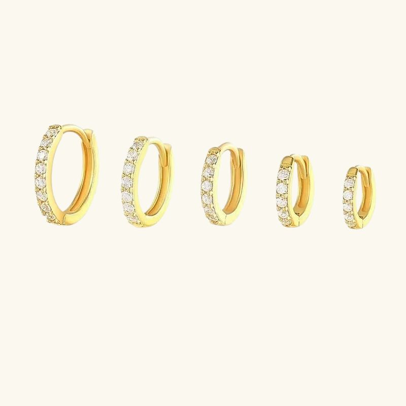 Gold Hoop Earrings | Mia