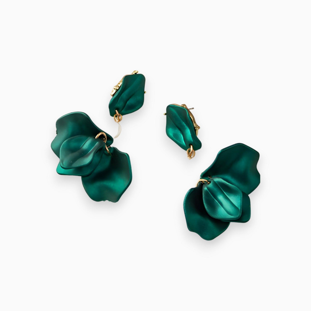 Gold Drop Earrings - Serena