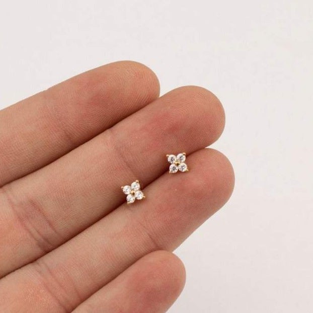 Flower Stud Earrings - Sophie