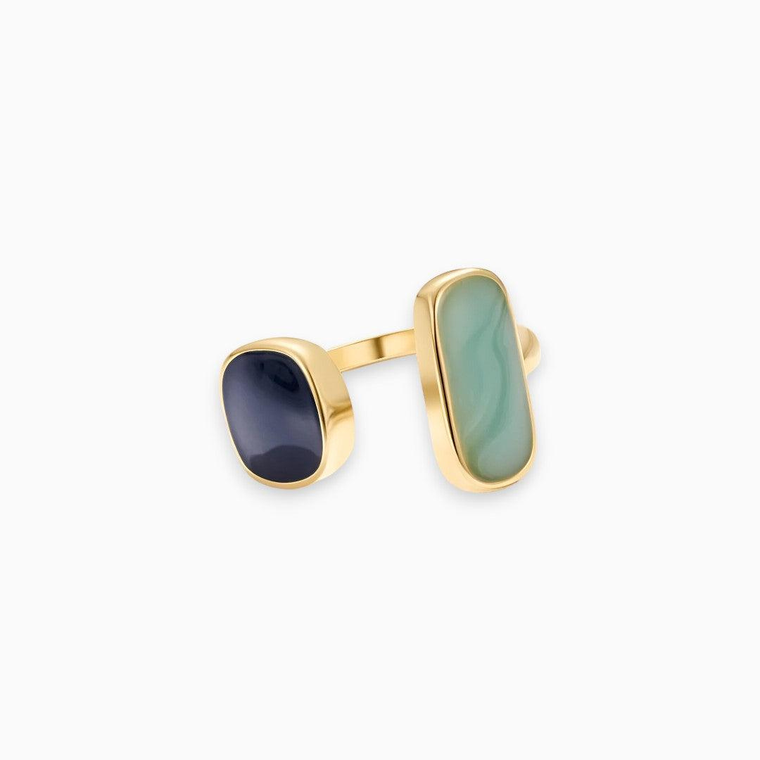 Serene Water Wave Ring - Elianna