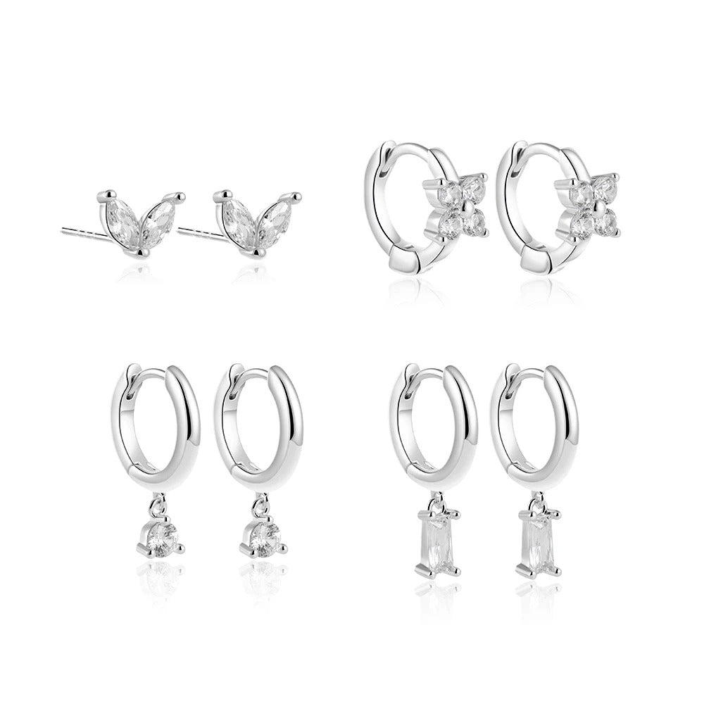 Flower Earrings Set for Women - Zara