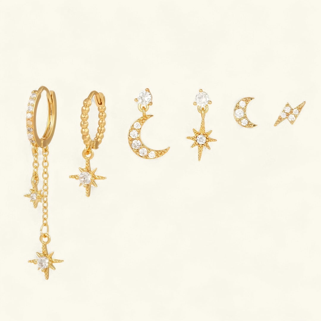 Dangling Starlight Earrings - Demitra