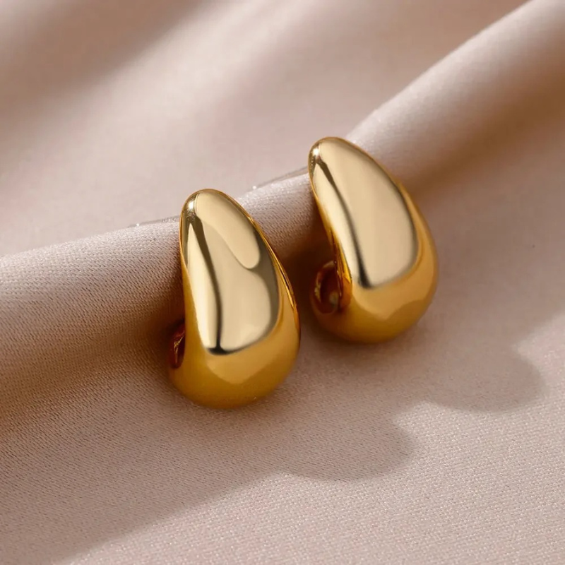 Bold Drop Stud Earrings - Penelope