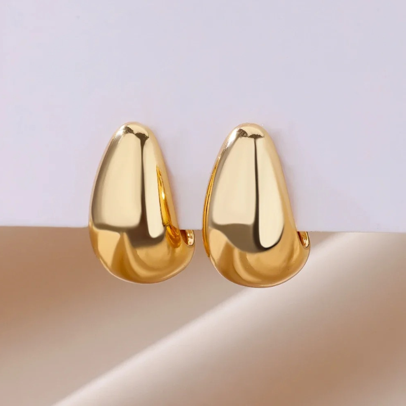 Bold Drop Stud Earrings - Penelope