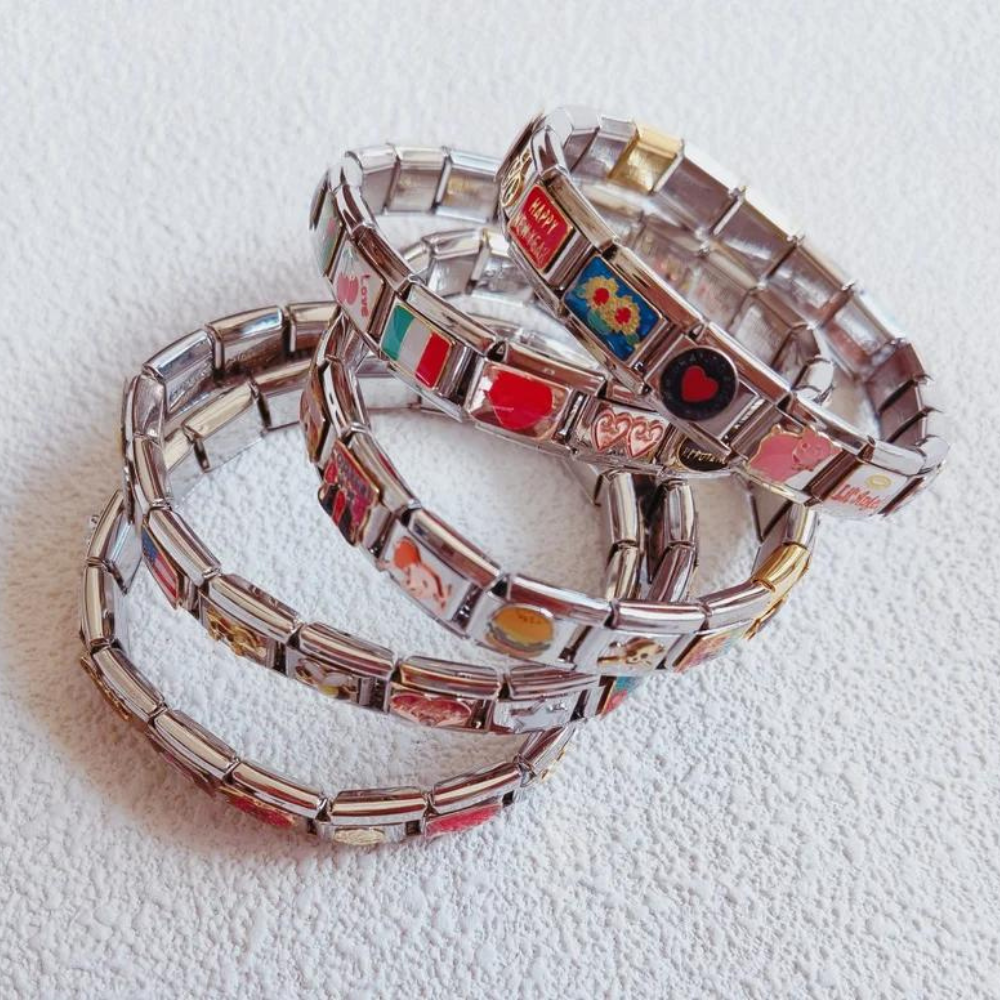 Italian Charm Bracelet - 18 charms surprise bracelet