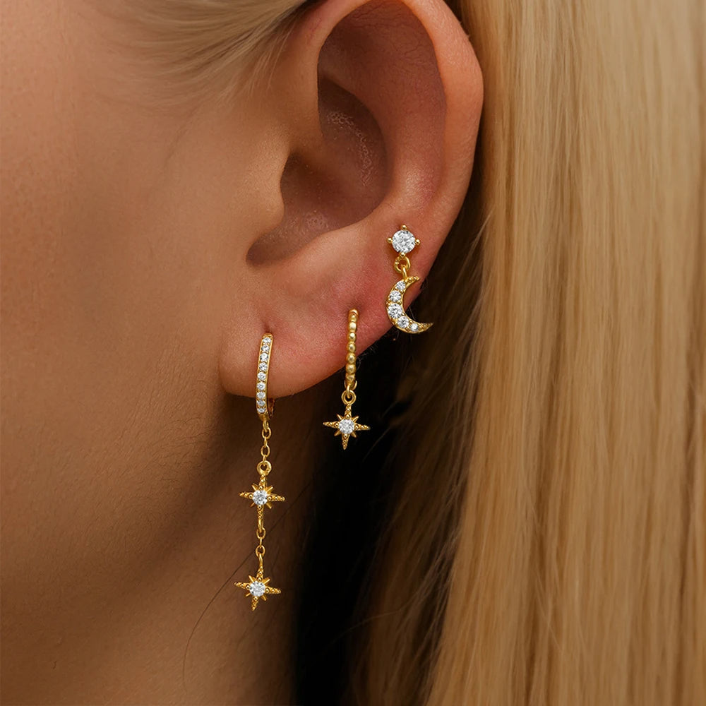 Dangling Starlight Earrings - Demitra