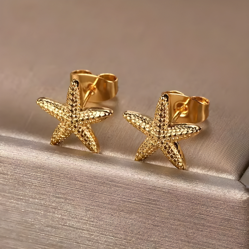 Modern Star-Fish Studs - Siena