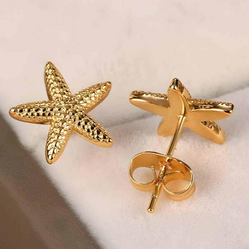 Modern Star-Fish Studs - Siena