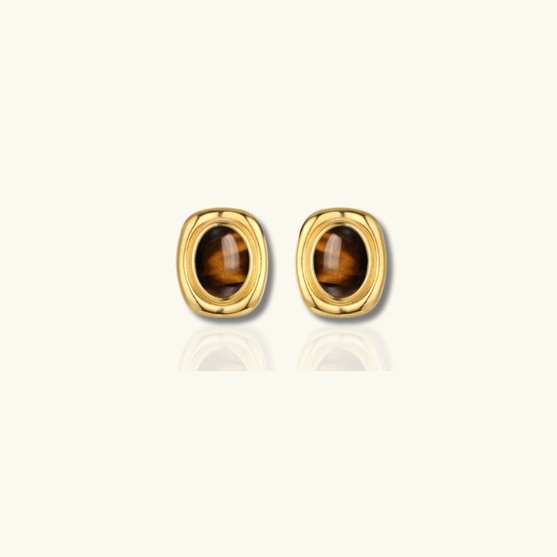 Vintage Gemstone Earrings - Estelle