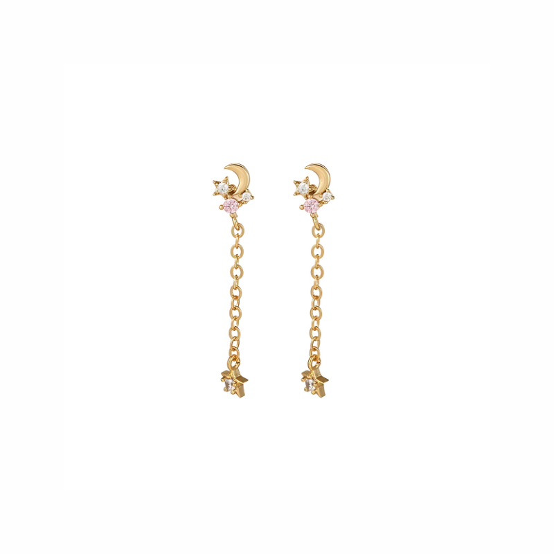 Moonlight Drop Earrings - Selene