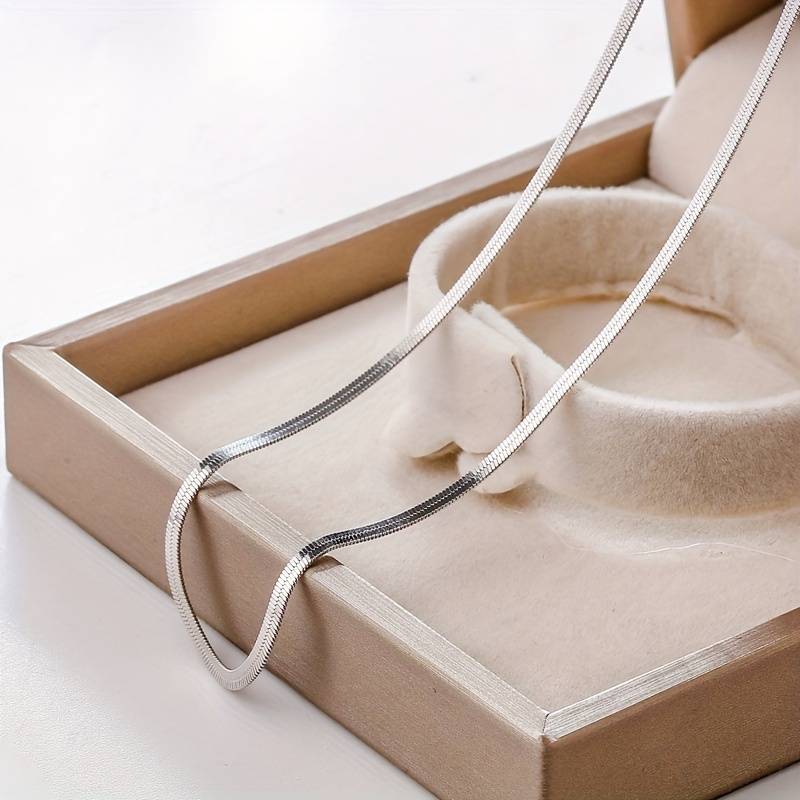 Snake chain - herringbone collabon necklace