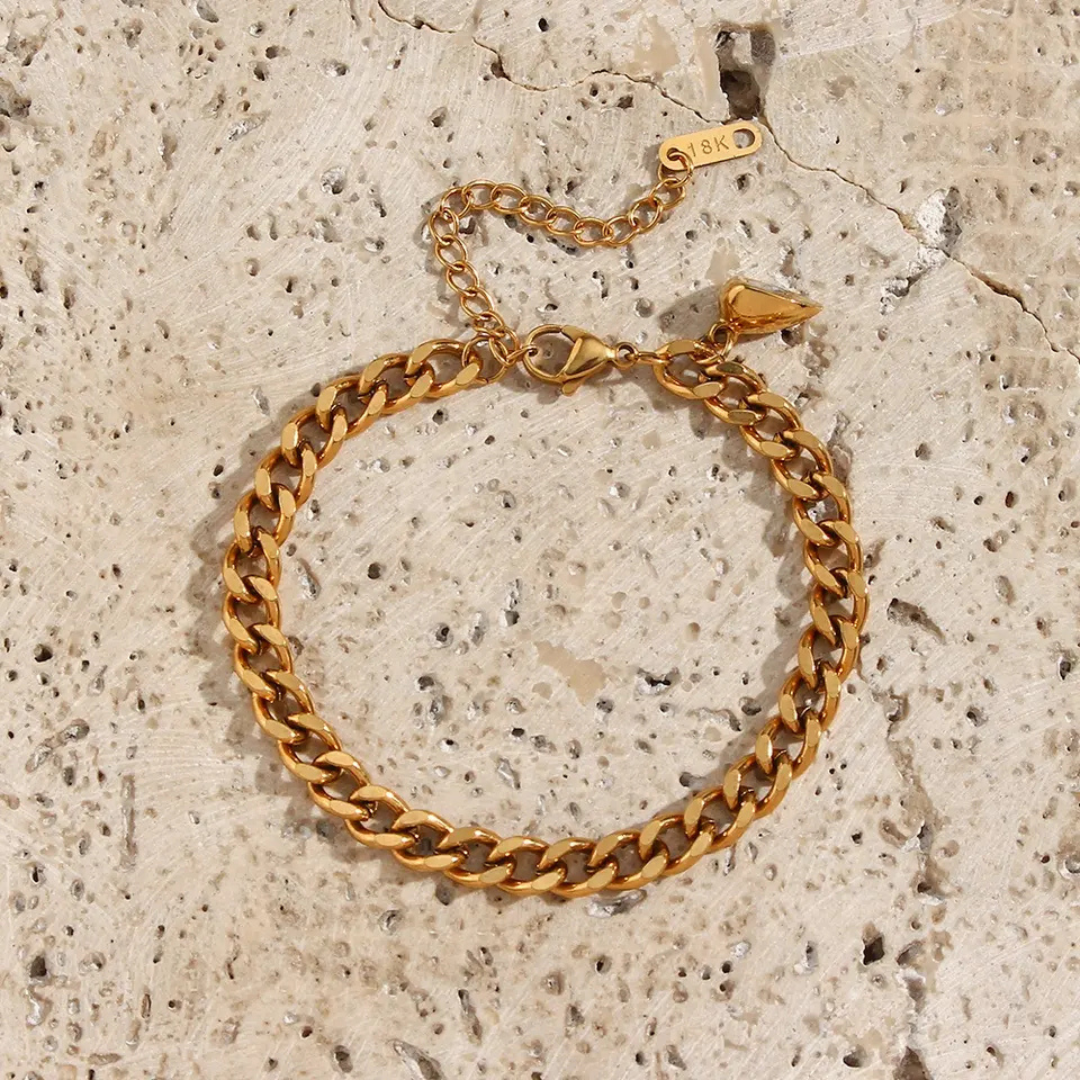 Heart Bracelet Set | Olivia
