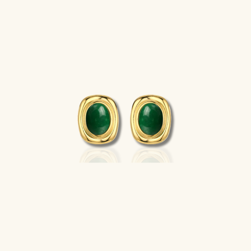 Vintage Gemstone Earrings - Estelle