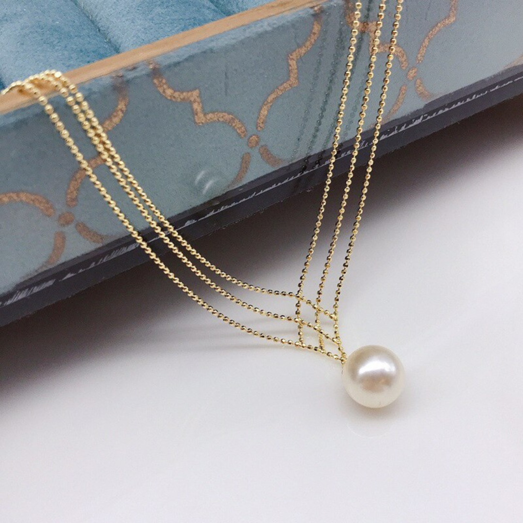 Woven Pearl Necklace | Ella