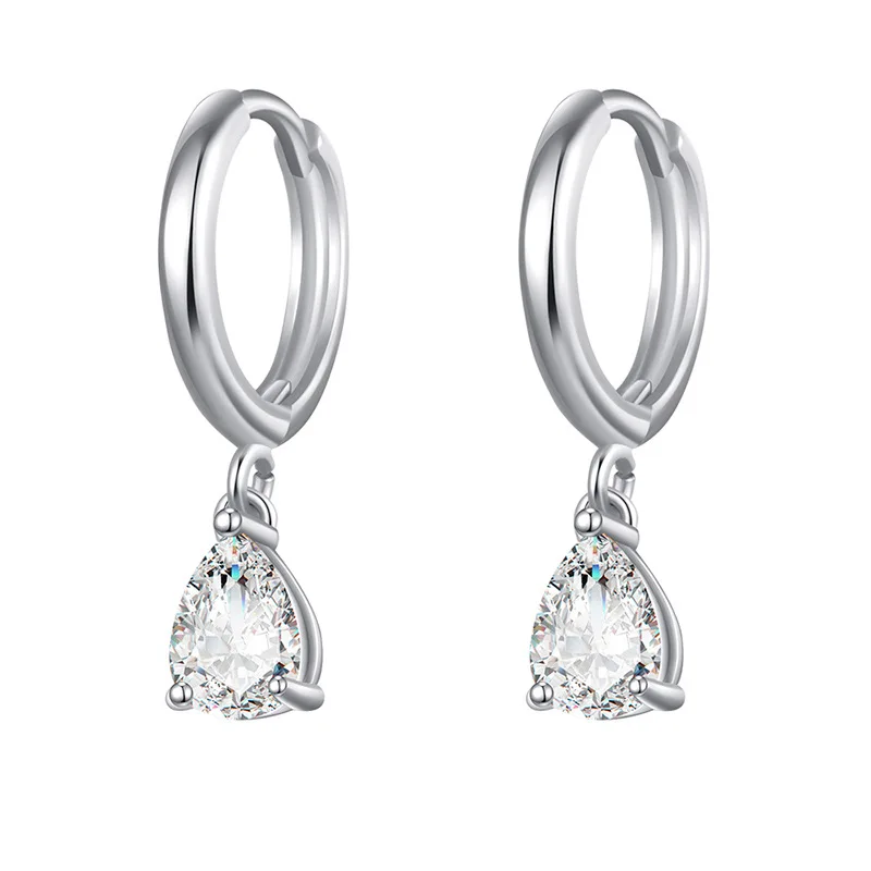 Zirconia Drop Earrings - Georgia