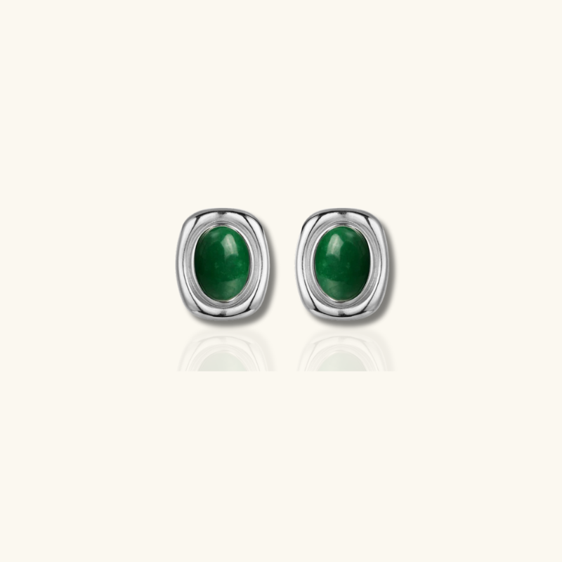 Vintage Gemstone Earrings - Estelle