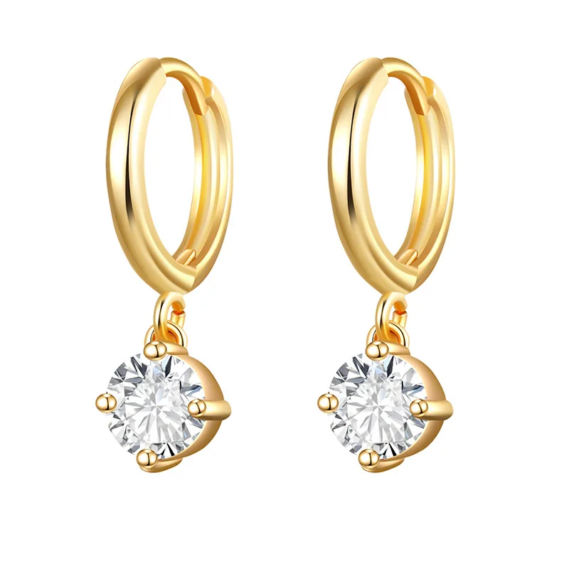 Zirconia Drop Earrings - Georgia