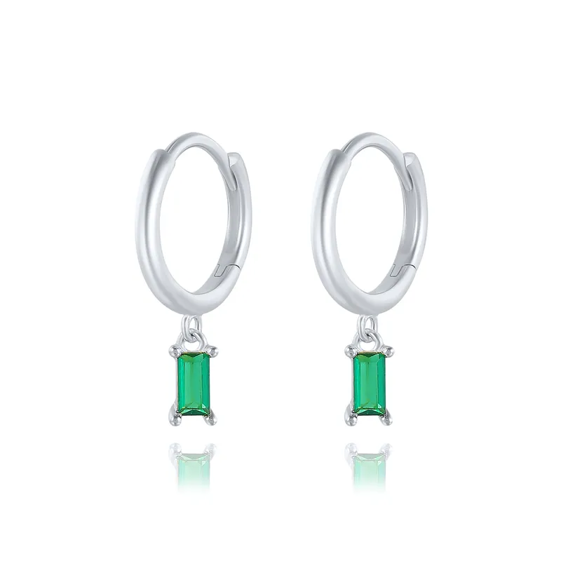 Elegant Square Zirconia Earrings - Laurie