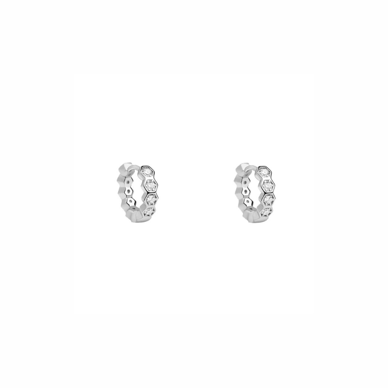 Hive Hoop Earrings Geometric - Alexa