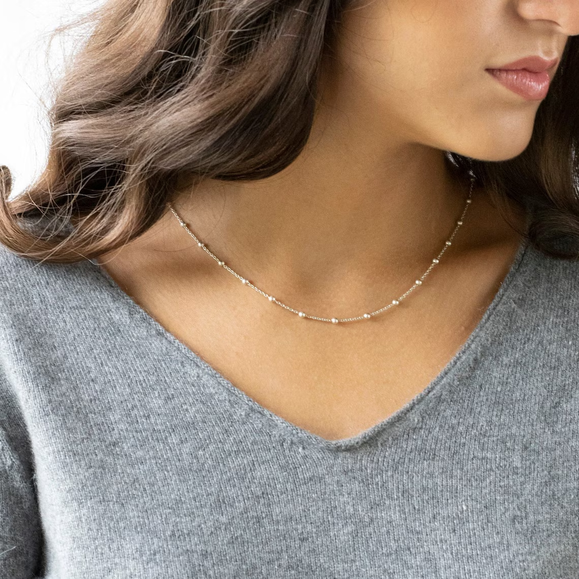 Satellite choker necklace - Golden luxury necklace