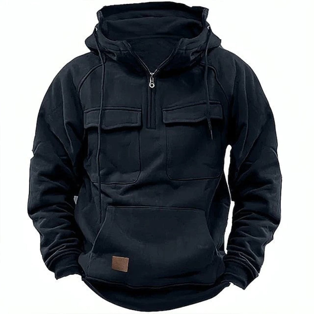 James Fleece Anorak Hoodie | Relaxed Fit Hooded Hoodie
