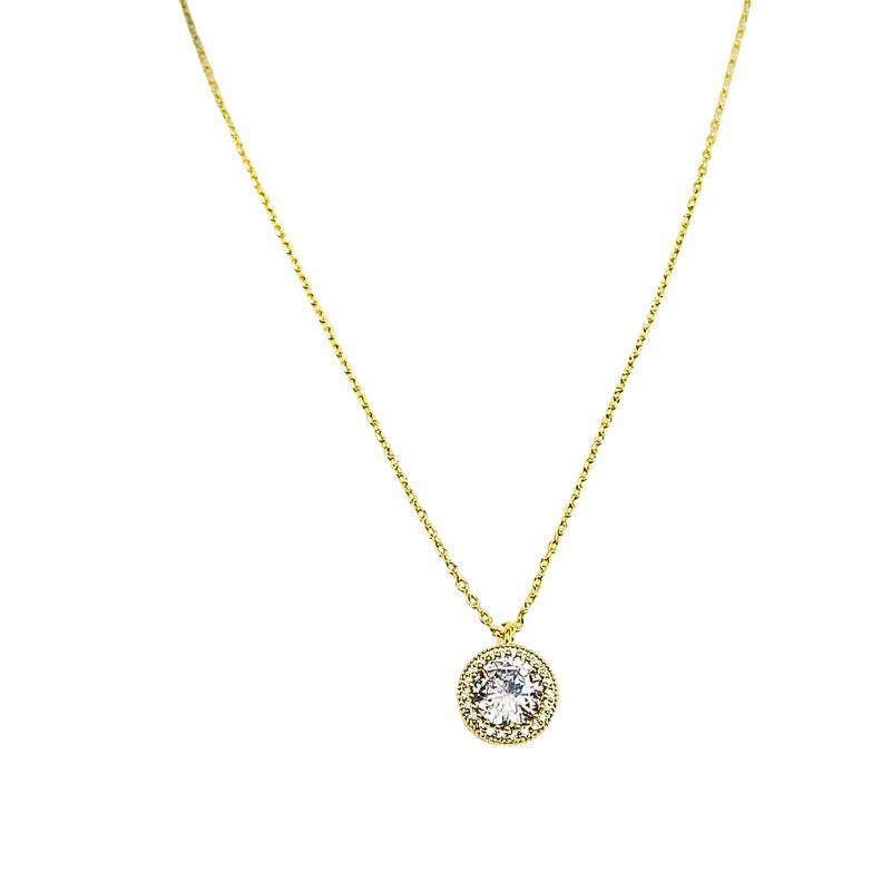 Luxury Zircon Pendant Necklace - Aurora