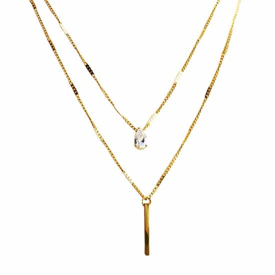Luminous Grid Necklace – Solene