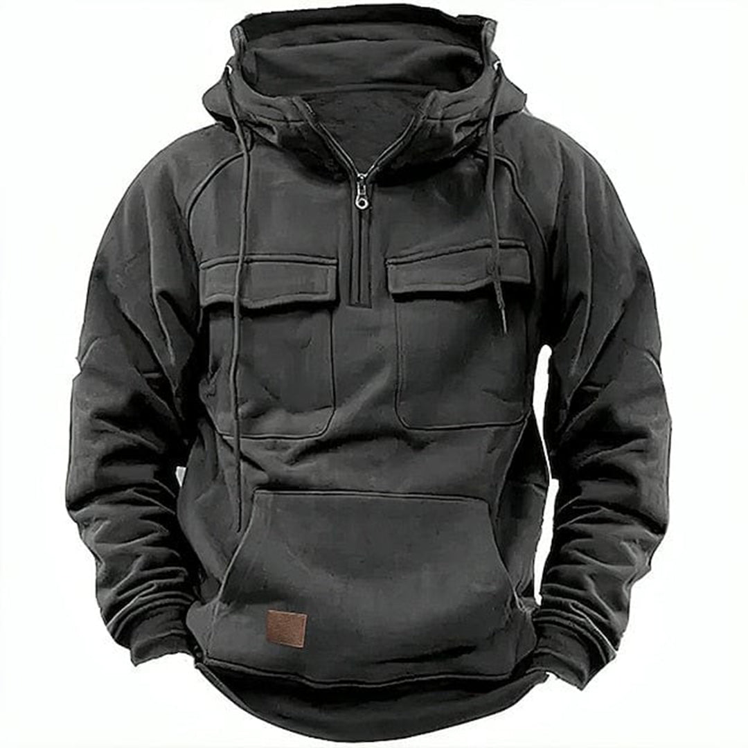 James Fleece Anorak Hoodie | Relaxed Fit Hooded Hoodie