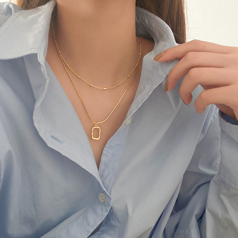 Layerd Pendant Ketting - Anouk