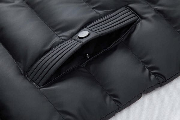 James Nylon Puffer Jacket | Slim Fit Hooded Jacket
