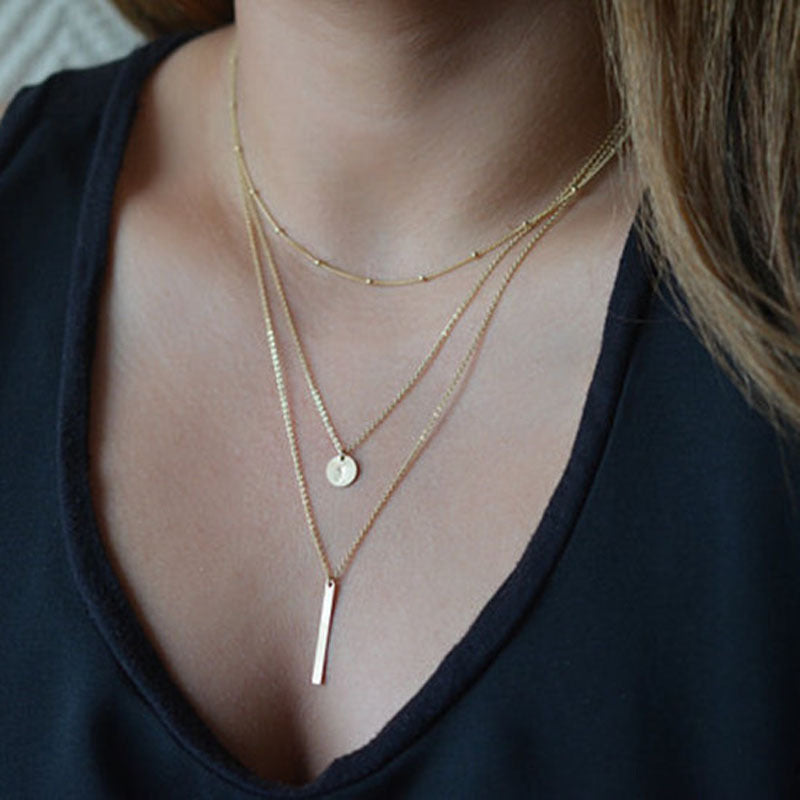 Driedelige Ketting in Goud - Sabrina