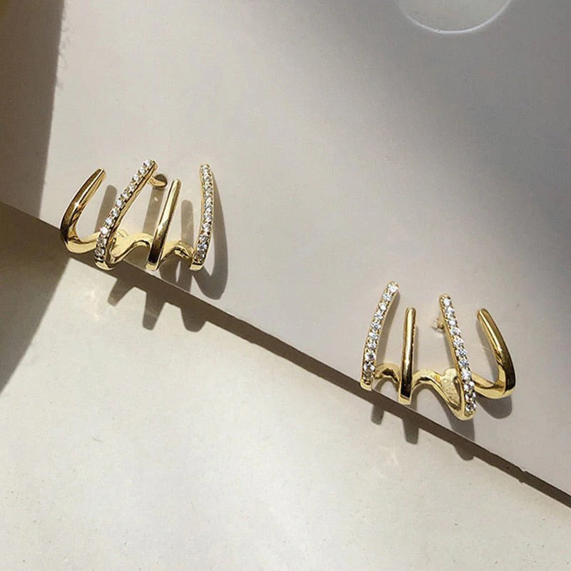 Geometric Clip-On Earrings – Liora