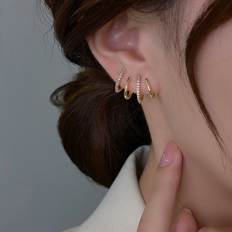 Geometric Clip-On Earrings – Liora
