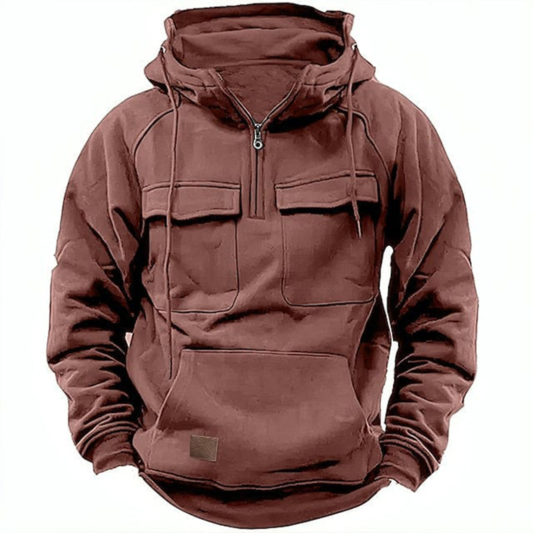 James Fleece Anorak Hoodie | Relaxed Fit Hooded Hoodie