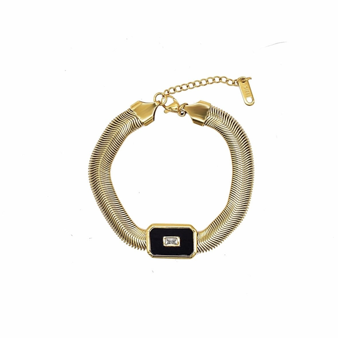Retro Mirror Shell Square Brand Bracelets