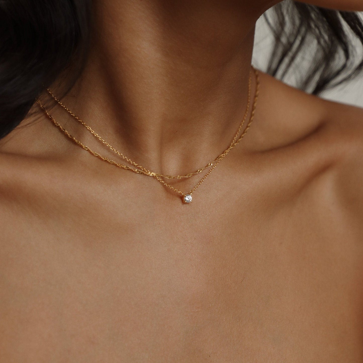 Singapore necklace - Twist necklace