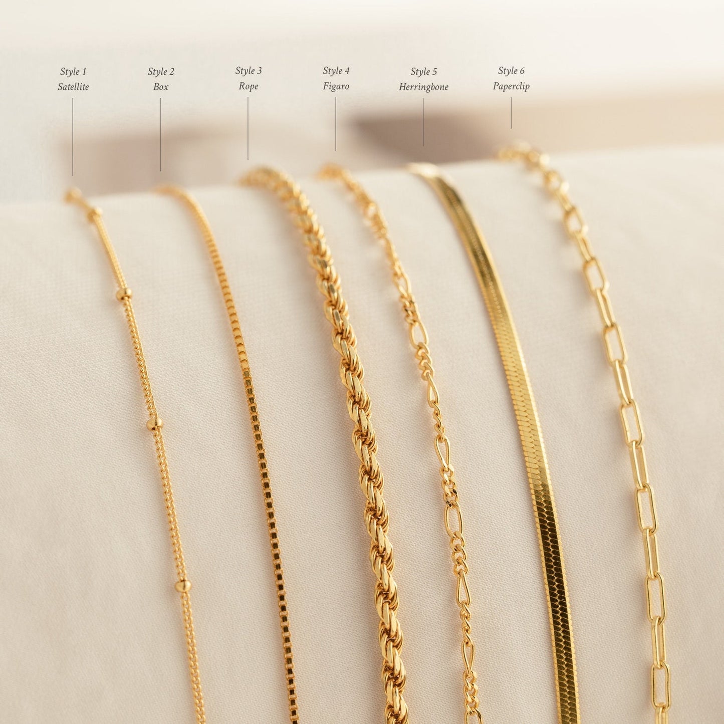Chain bracelets - Minimalist layered bracelets