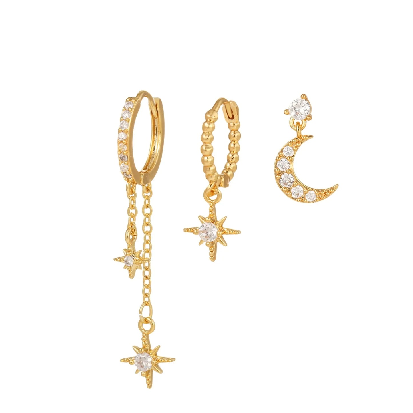 Dangling Starlight Earrings - Demitra