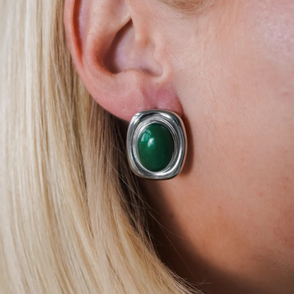 Vintage Gemstone Earrings - Estelle