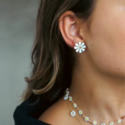 Petal Glow Studs - Eliana