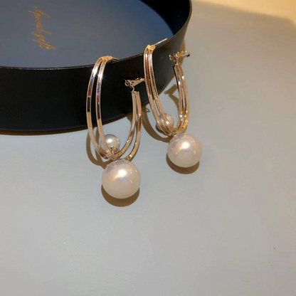 Vintage Charming Pearl Earrings | Elegant