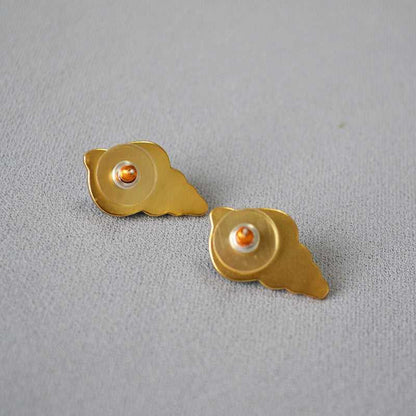 Sea Blue Shell Earrings - Celeste